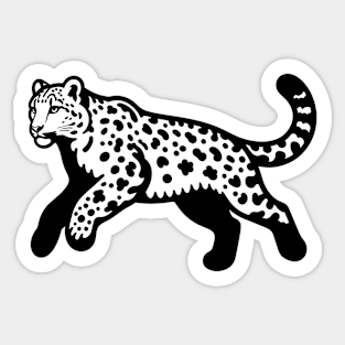 Snow Leopard Sticker